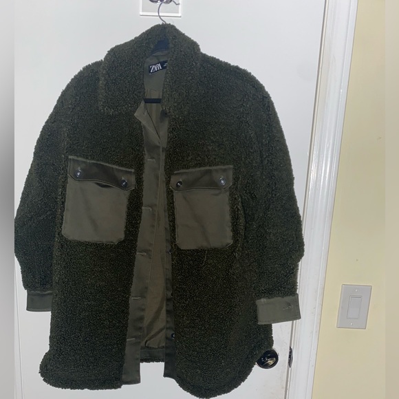 Zara Jackets & Blazers - Zara Teddy Bear Shacket